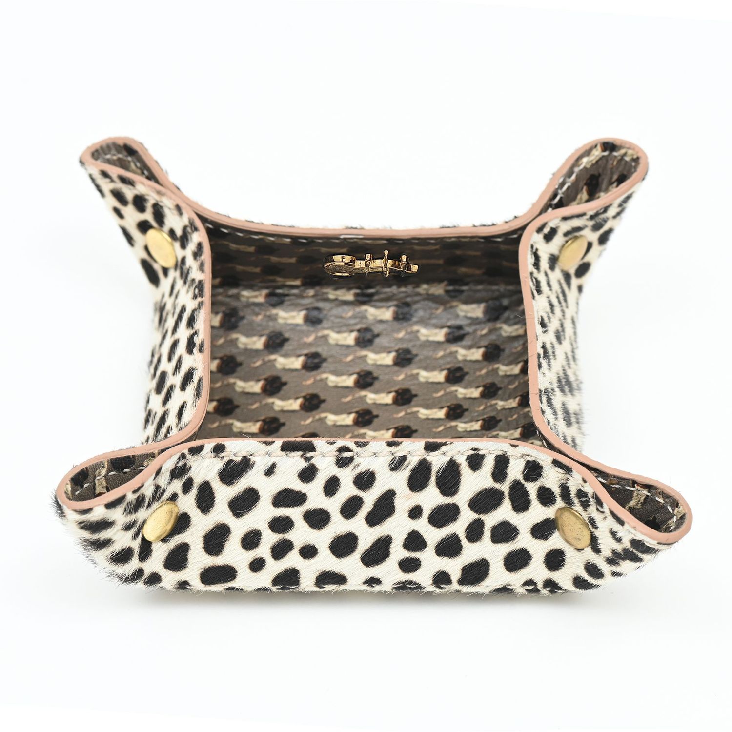 CIU' CIU' Svuotatasche White Jaguar Calf Hair Leather