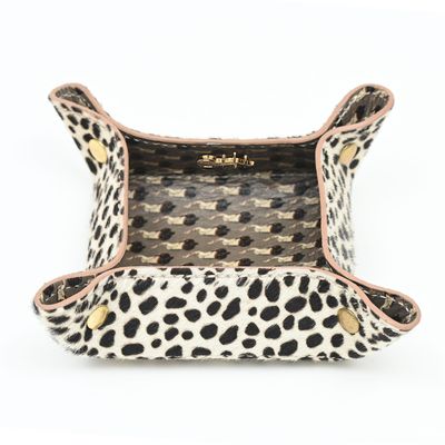 CIU' CIU' Svuotatasche White Jaguar Calf Hair Leather
