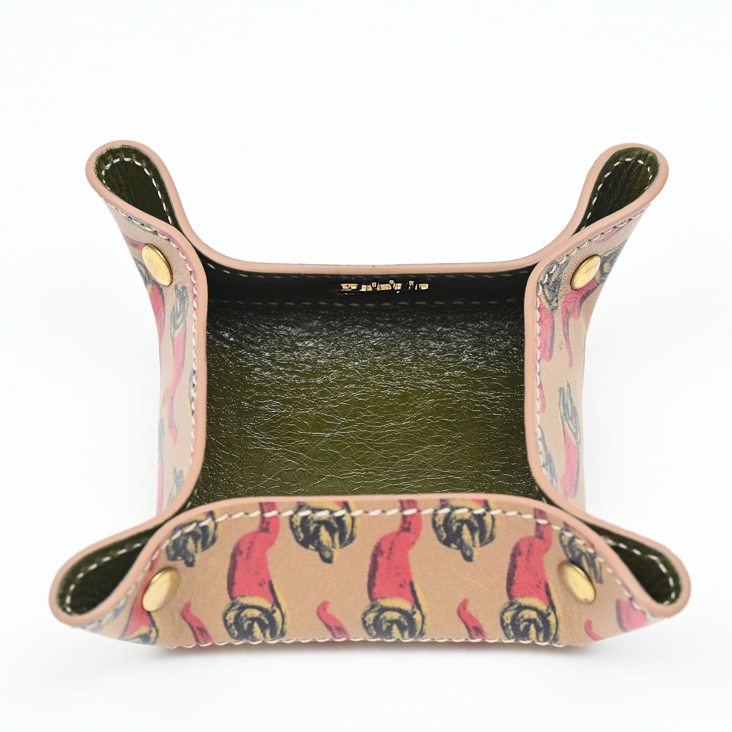 CIU' CIU' Svuotatasche Beige Salvia Nappa and Patent Leather