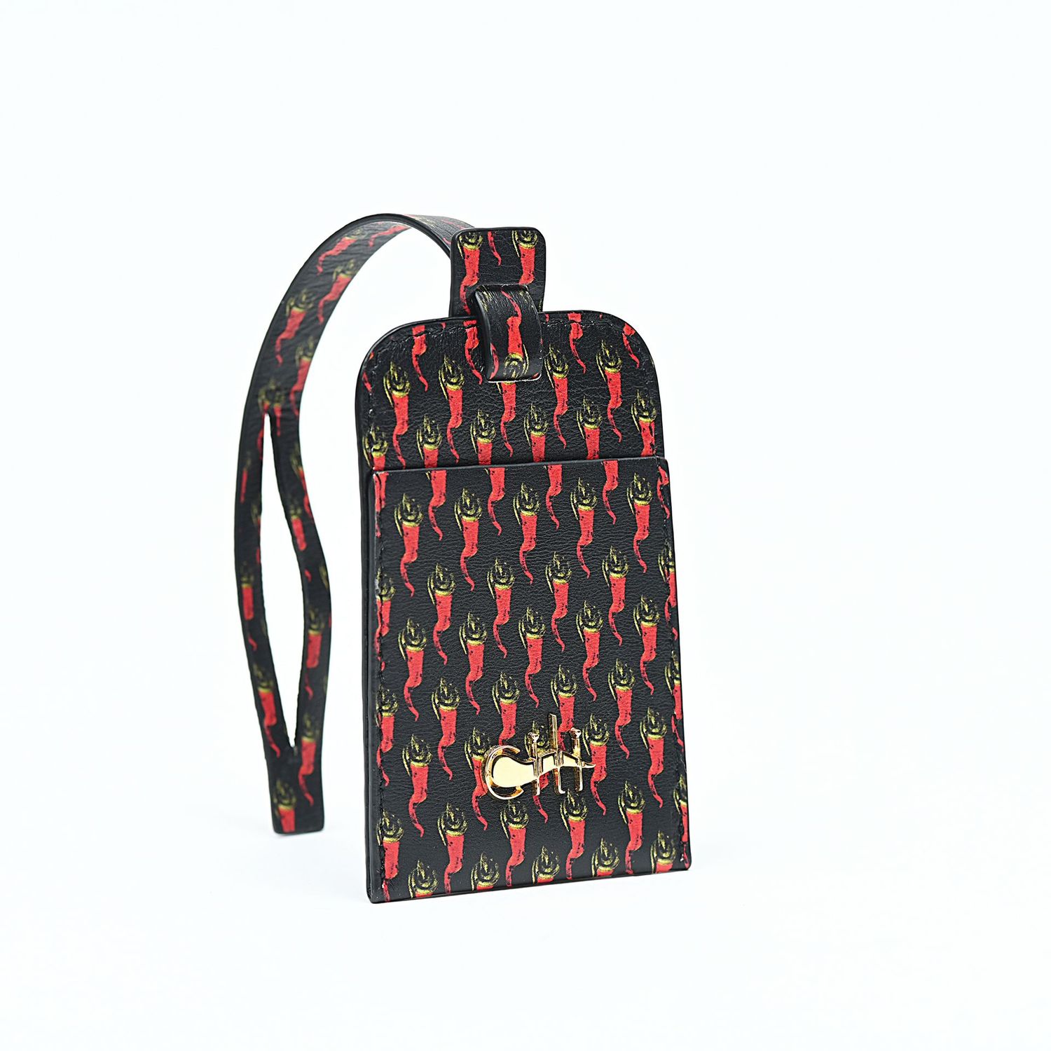JAMME BELL' Tag Black Nappa Leather