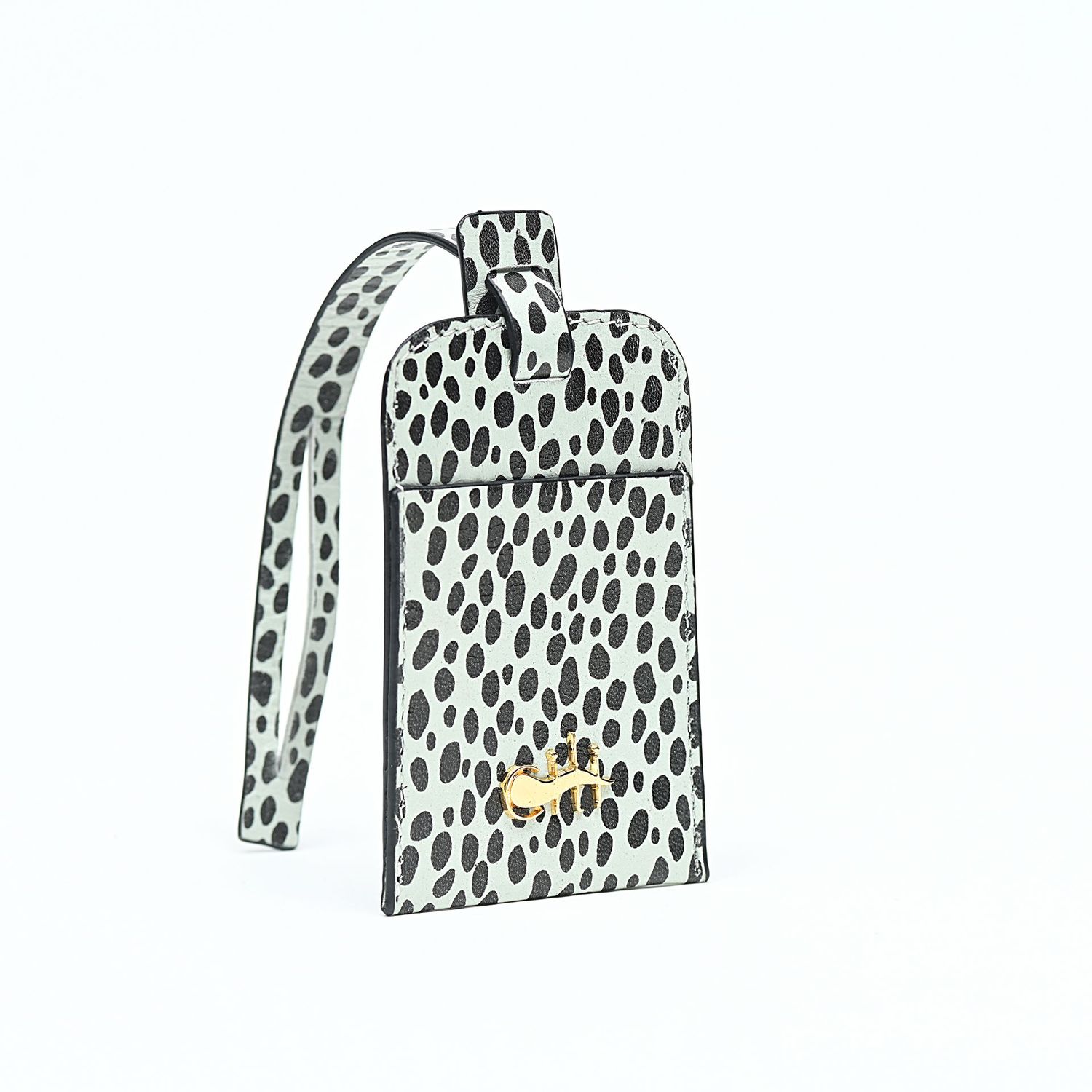 JAMME BELL' Tag Chalk White Ghepard Leather