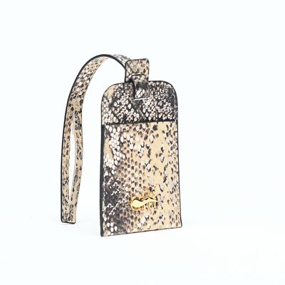 JAMME BELL' Tag Snake Gold Beige