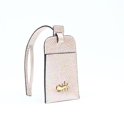 JAMME BELL' Tag Nude Iris Snake Patent Leather