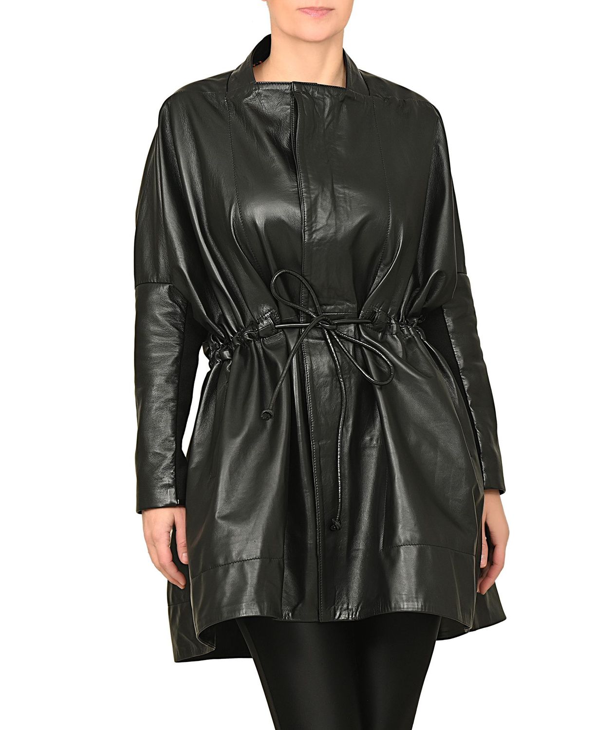 PAZZIELLA Outwear Total Black Nappa Leather