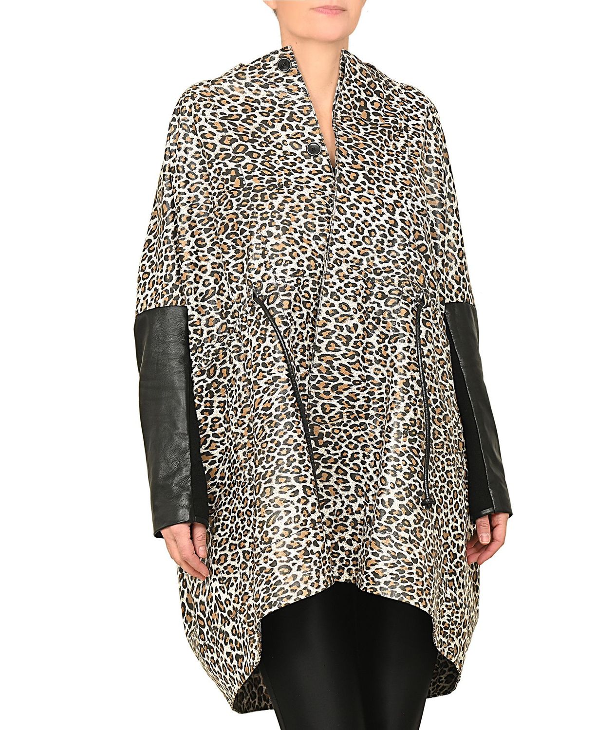 PAZZIELLA Outwear Chalk Leopard NAPPA Leather