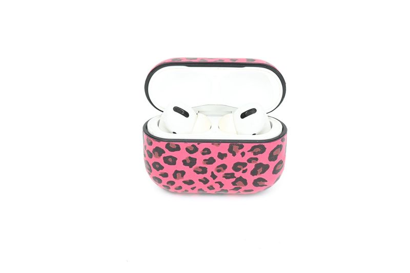 CILI AirPods Pro Case – Fuchsia Mini Leopard Nappa Leather