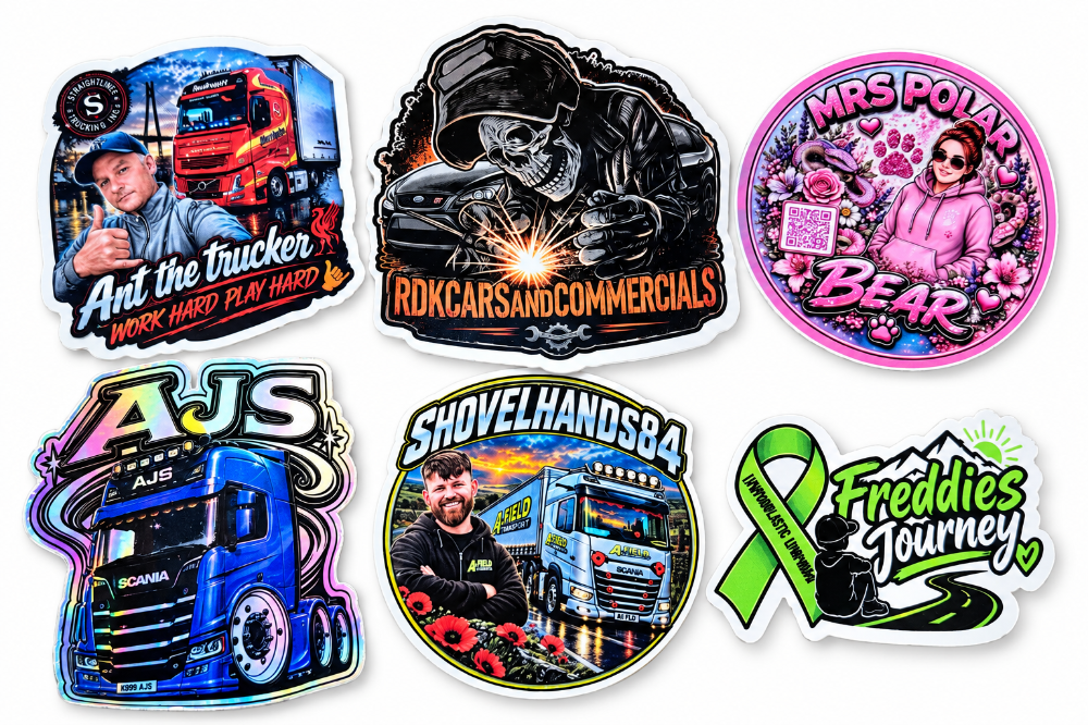 CHOOSE FROM 50 TO 500  STICKERS