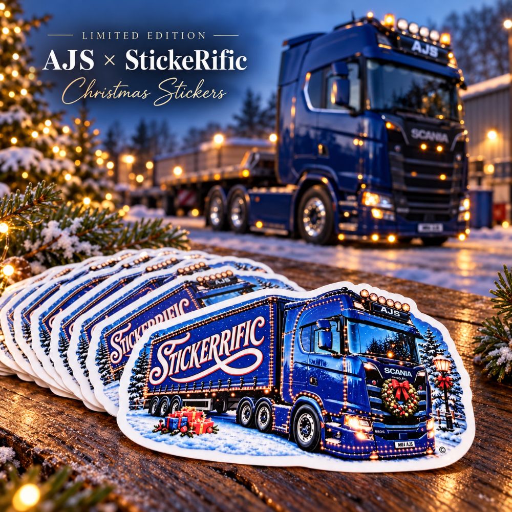 LIMITED AJS CHRISTMAS STICKER LIMITED AJS CHRISTMAS STICKER