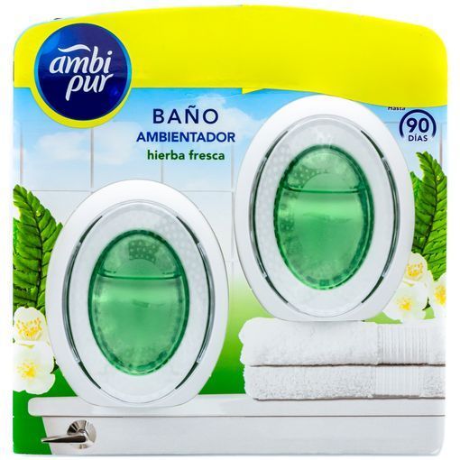 Ambipur Baño Hierba Fresca Duplo