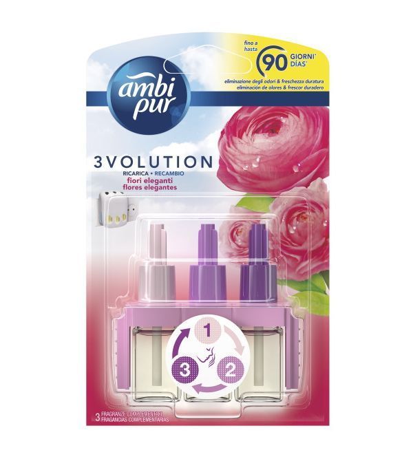 Ambipur Recambio 3VOLUTION Flores Elegantes