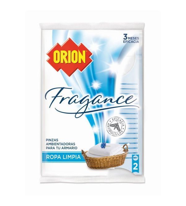 Orion Pinzas Antipolillas Ropa Limpia Pack de 2