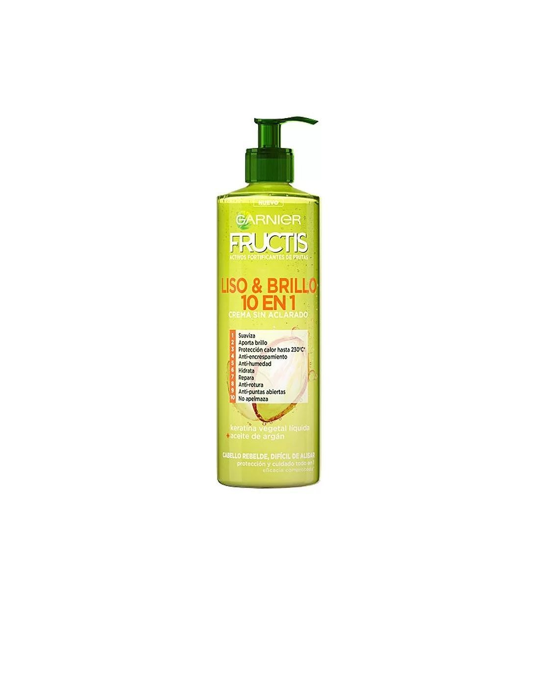 Garnier Fructis Crema De Peinado Liso&Brillo 400ml
