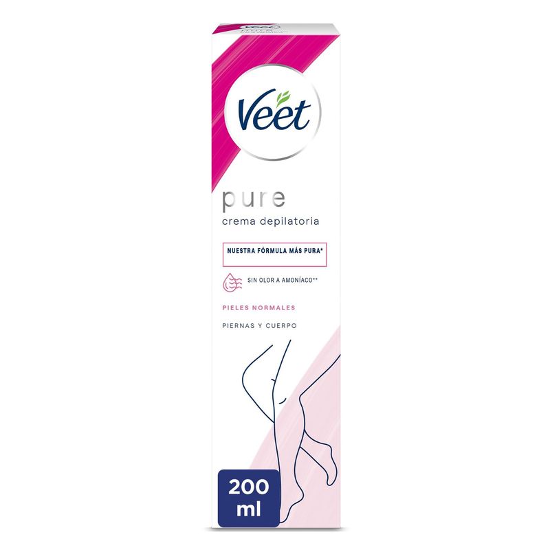 Veet Pure Crema Depilatoria Pieles Normales 200ml Veet Pure Crema Depilatoria Pieles Normales 200ml