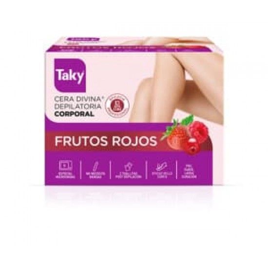 Taky Cera Depilatoria Corporal Frutos Rojos 400g Taky Cera Depilatoria Corporal Frutos Rojos 400g