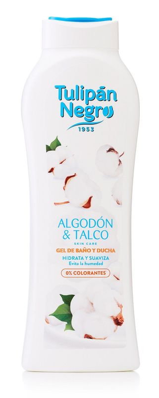 Tulipan Negro Gel De Ducha Algodón y Talco 650ml