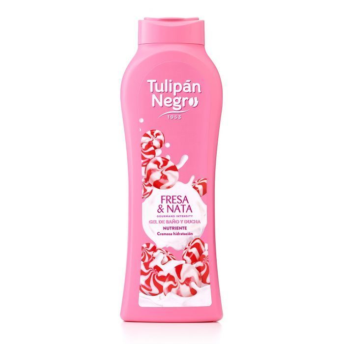 Tulipan Negro Gel De Baño Fresa y Nata 650ml