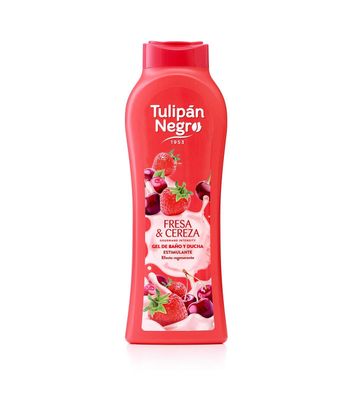 Tulipan Negro Gel De Baño Fresa y Cereza 650ml Tulipan Negro Gel De Baño Fresa y Cereza 650ml