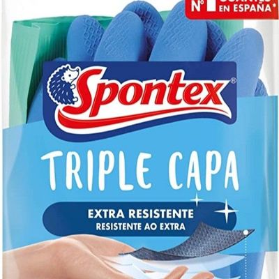 Spontex Guantes Triple Capa Talla S