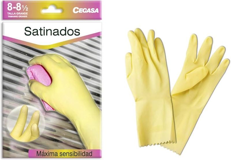 Cegasa Guantes Latex Satinados Talla L