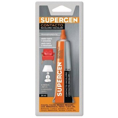 Supergen Pegameto De Contacto Transparente 20ml