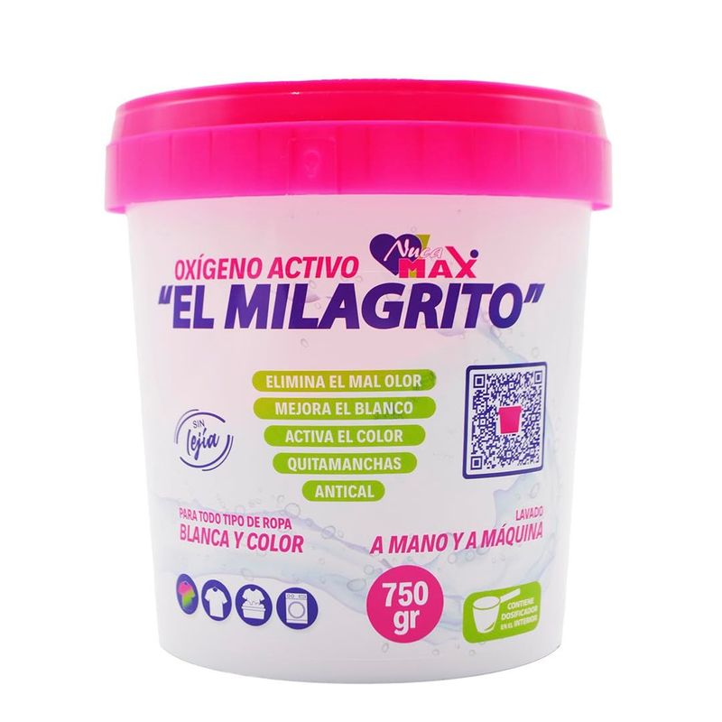 El Milagrito Oxigeno Activo Polvo 750gr