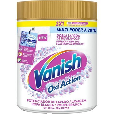 Vanish Oxi Action Quitamanchas Ropa Blanca En Polvo 900g
