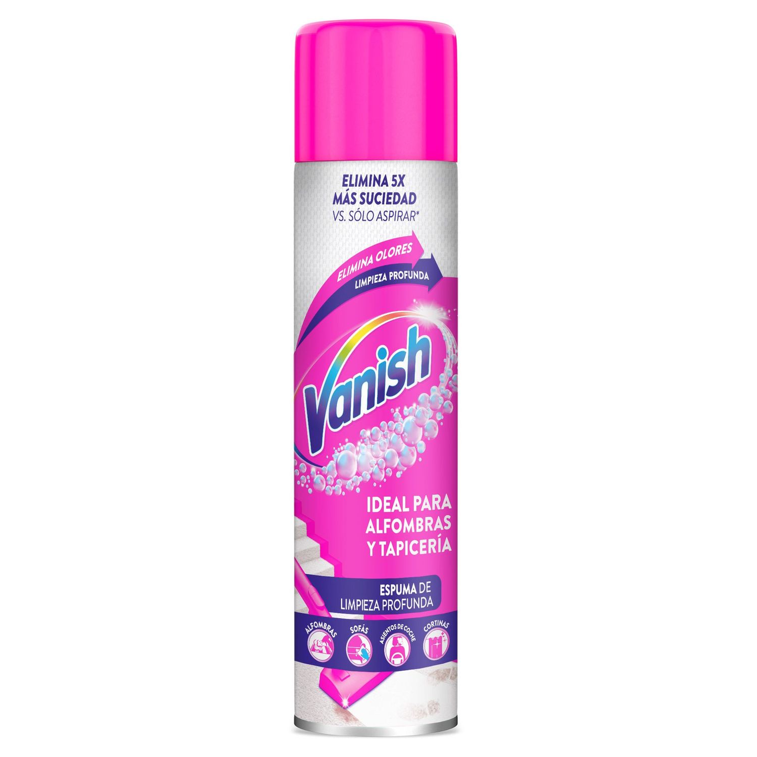 Vanish Quitamanchas Formato Espuma Para Alfombras, Tapicerias y Grandes Superficies