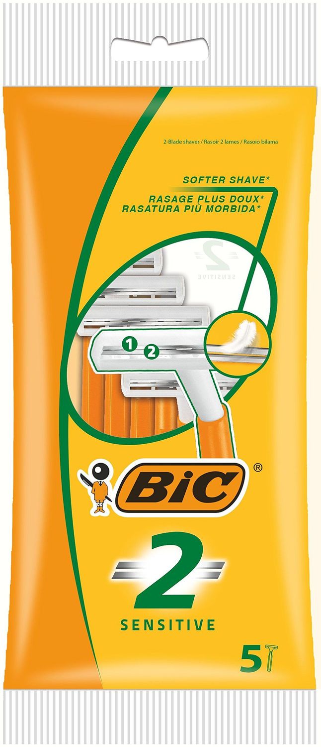 Bic Sensitive2 Cuchillas Desechables 5 Unidades