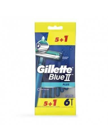 Gillette Blue ll Plus Cuchillas Desechables 5+1