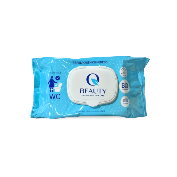 Qbeauty Toallitas  WC 100 Unidades
