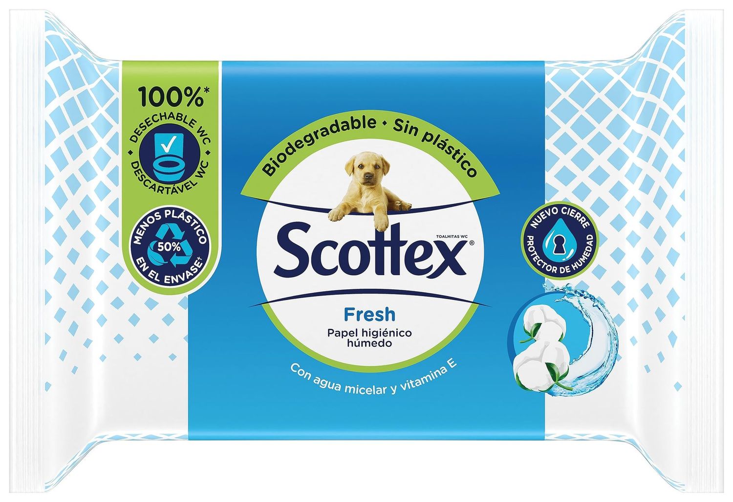 Scottex Toallitas WC Fresh 74 Unidades