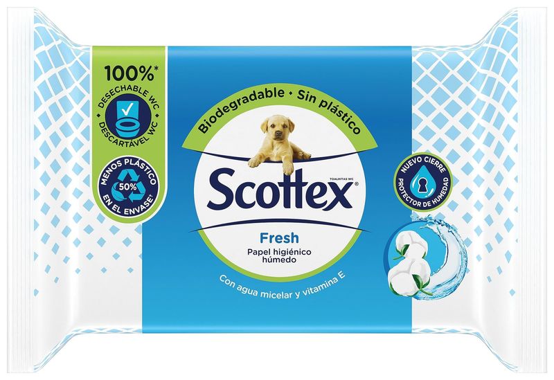Scottex Toallitas WC Fresh 74 Unidades