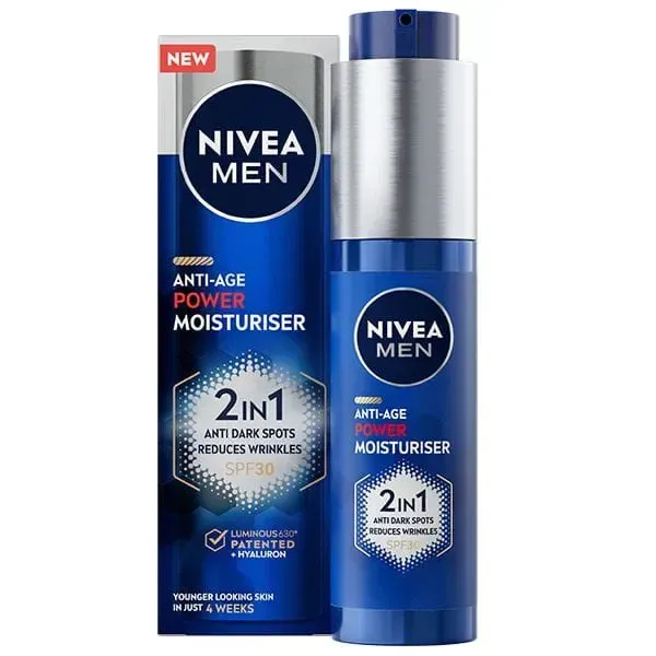 Nivea Men Serum Power Facial 2 en 1 Antimanchas y Antiarrugas FP30 50ml
