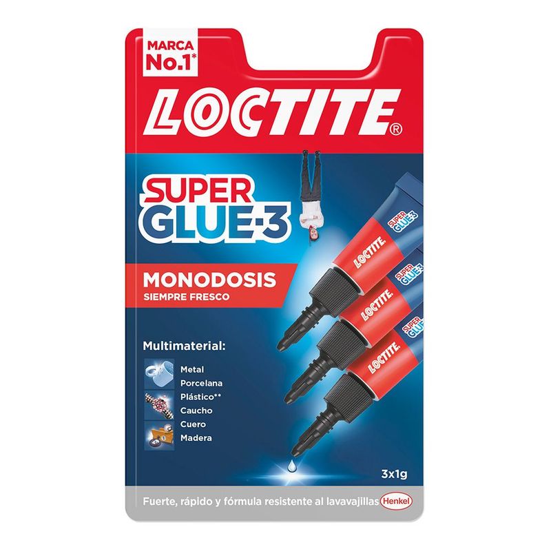 Loctite Super Glue-3 Monodosis 3x1gr