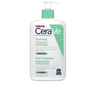 Cerave Gel Limpiador Espumoso Piel Normal a Grasa 473ml
