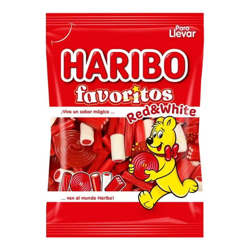Haribo Red & White Golosinas 90g