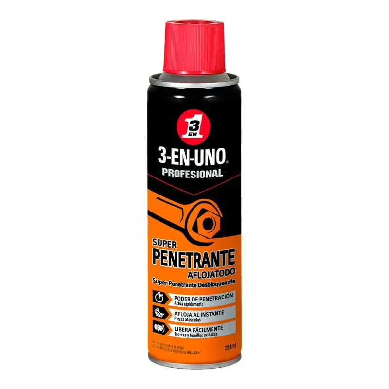 3 En Uno Lubricante  Super Penetrante Aflojatodo 250ml