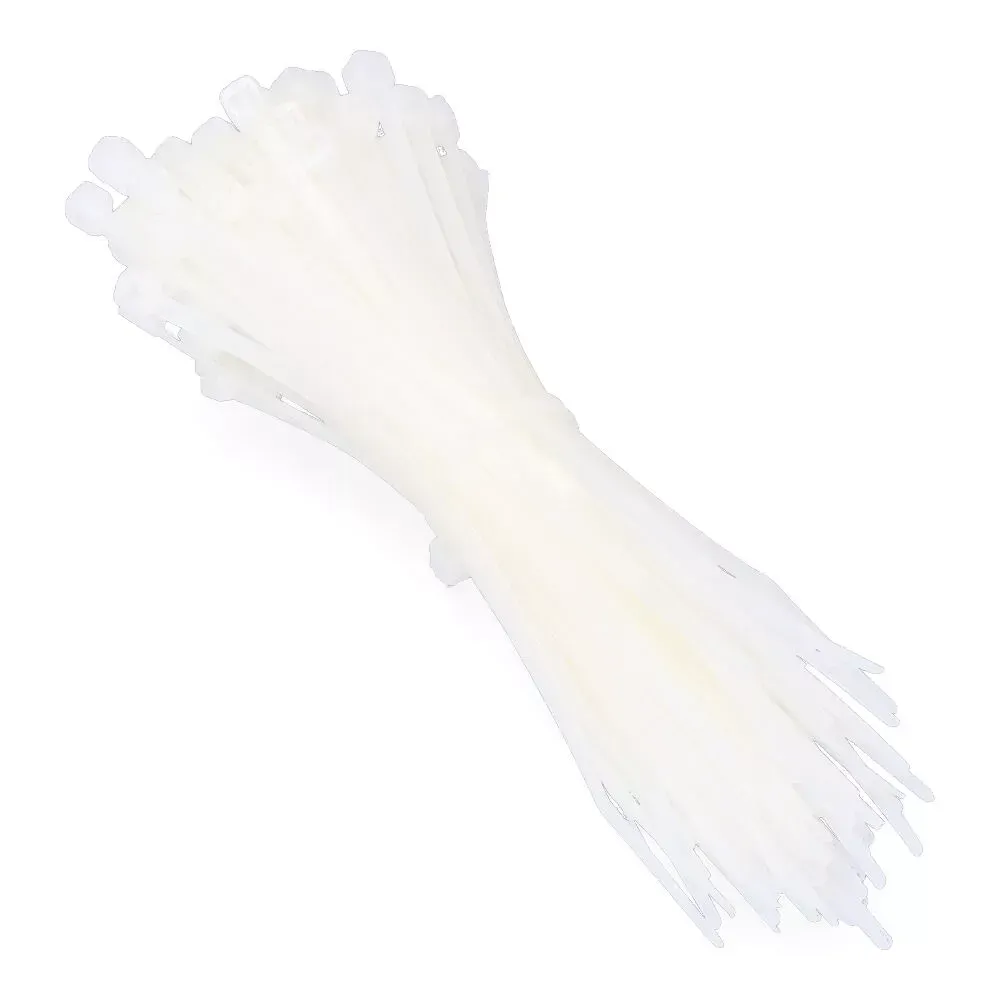 EDM Bridas Blancas Nylon  150x3.6m Bolsa 100 Unidades