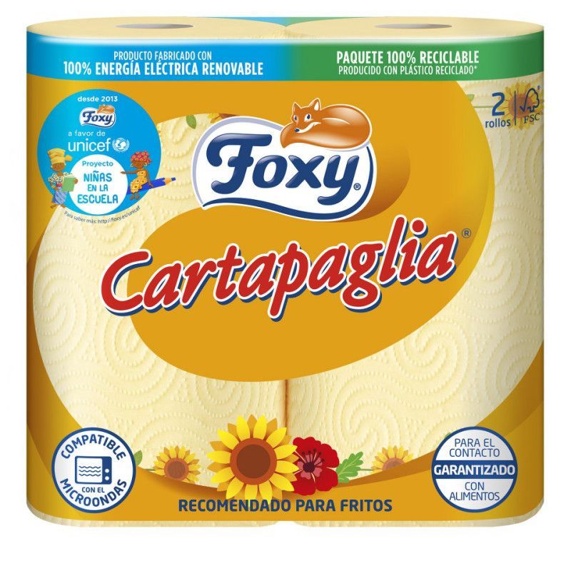 Foxy Cartapaglia Papel De Cocina 2 Rollos