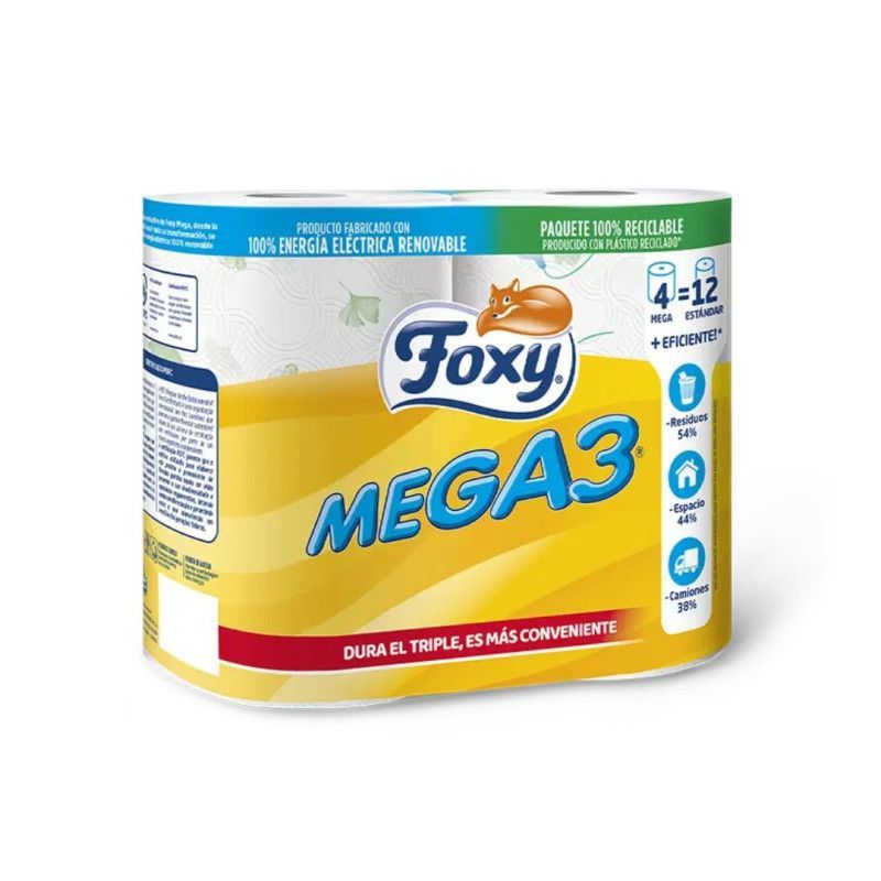 Foxy Mega3 Papel De Cocina 2 Rollos