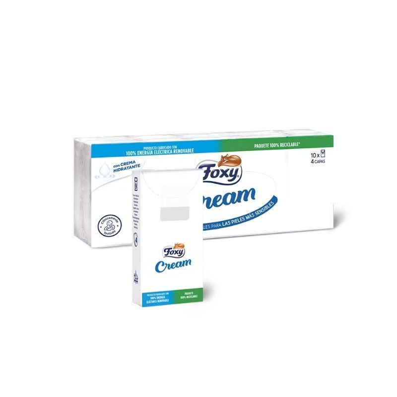Foxy Cream Pañuelos Pack De 10 Unidades