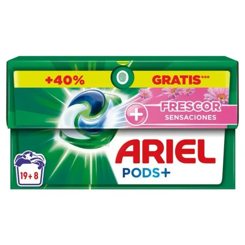 Ariel Pods Frescor Sensaciones 19+7 Lavados