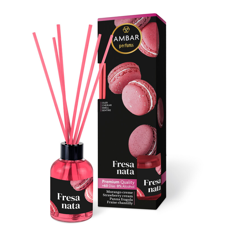 Ambar Mikado Fresa y nata 45ml