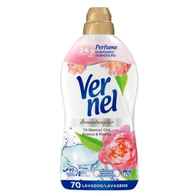 Vernel Suavizante  Aromaterapia Té Blanco & Peonía 60 Lavados