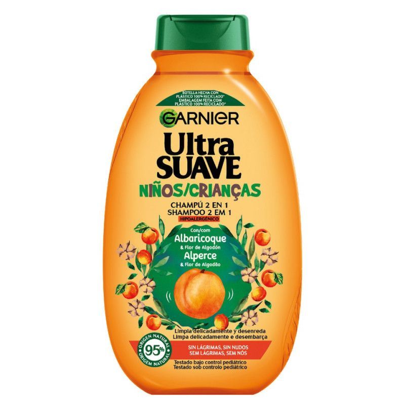 Garnier champú Albaricoque 2en1 Niños 400ml