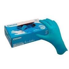 Cegasa Guantes Nitrilo Azules Sin Polvo Caja 100 Unidades Talla S