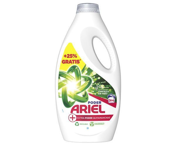 Ariel  Extra Poder Detergente Liquido 24+6 Lavados