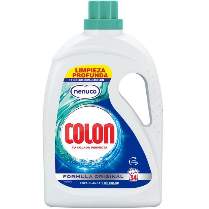Colon Nenuco Detergente Liquido Para Ropa Blanca Y De Color 34 lavados