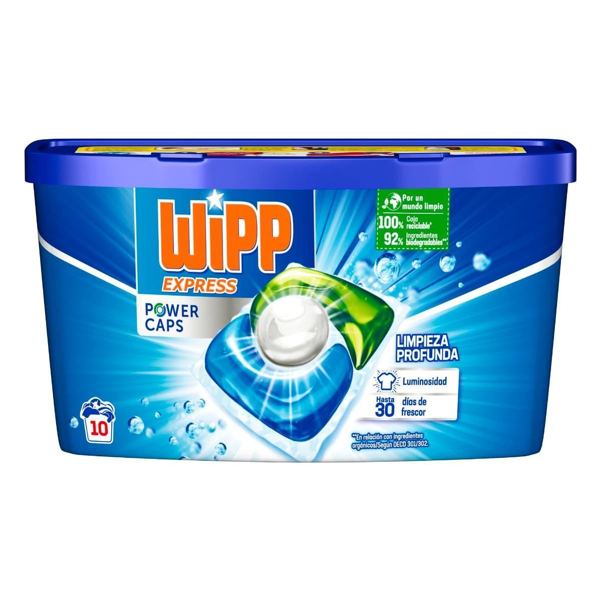 Wipp Express Power Caps Limpieza Profunda 10 Lavados