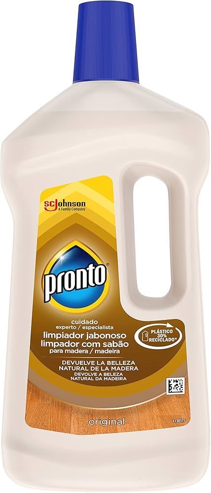 Pronto Jabonoso Limpiador Suelos y Muebles de Madera 750ml